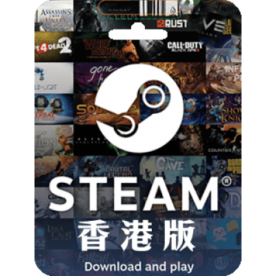 香港Steam Wallet 預付卡
