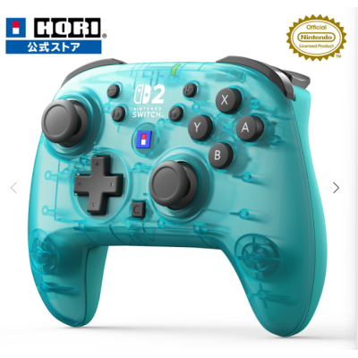 HORI TURBO 無線藍牙控制器(兼容Switch2)(水藍色)