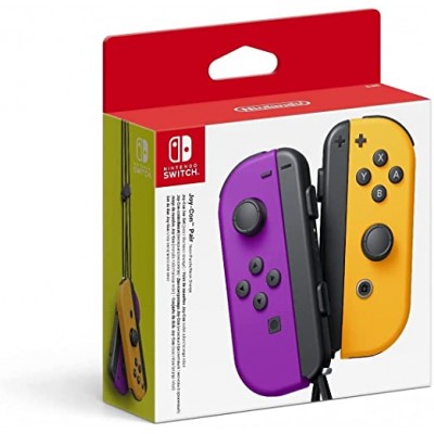 Nintendo Switch Joy-Con 控制器 (電光紫橙色)