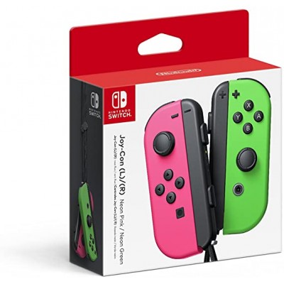 Nintendo Switch Joy-Con 控制器 (電光綠+粉紅色)