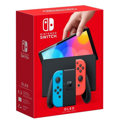 Nintendo Switch 遊戲主機 (OLED款式) (紅藍色)