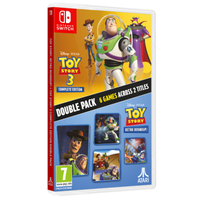 預購 NS《玩具總動員：復古合輯 & 玩具總動員3：完整版》Toy Story: Retro Roundup! + Toy Story 3 Complete Edition Double Pack(日中版)