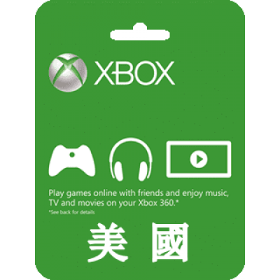 美服Xbox LIVE Gift Card